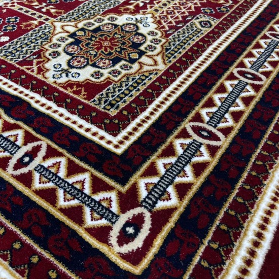 Turkish Bukhara carpet p0856 red size 80*150