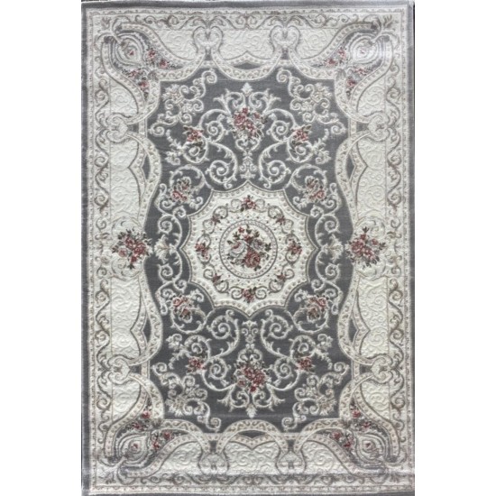 Turkish Carpet Diamant Cashmere S021A grey