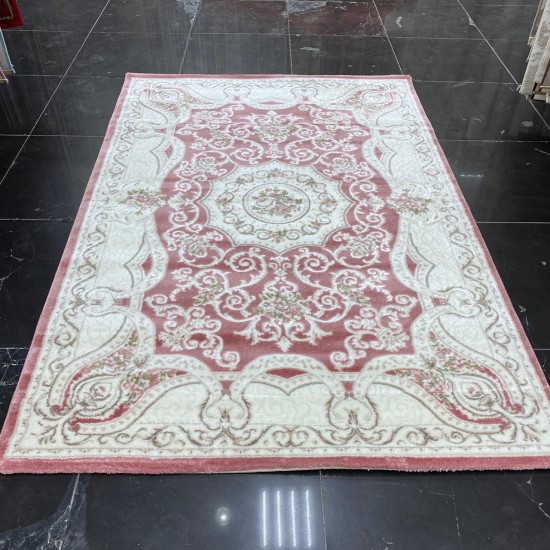 Turkish Carpet Diamant Cashmere S021A pink