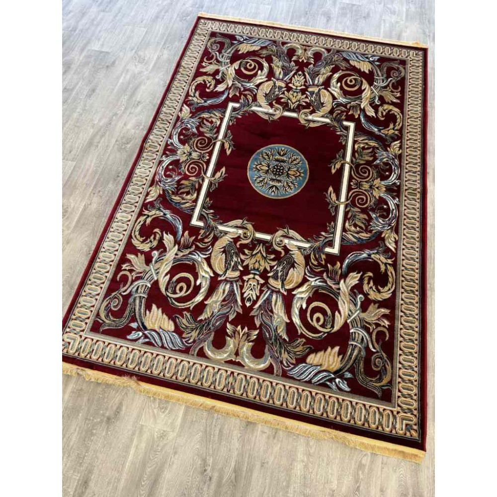 سجاد تركي كشمير نقش ايراني احمرمقاس 400*500