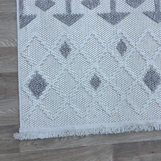 Turkish burlap carpet 10429B gray color size 300*400