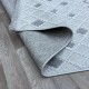 Turkish burlap carpet 10429B gray color size 300*400