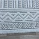 Turkish burlap carpet 10439C cream color size 300*400