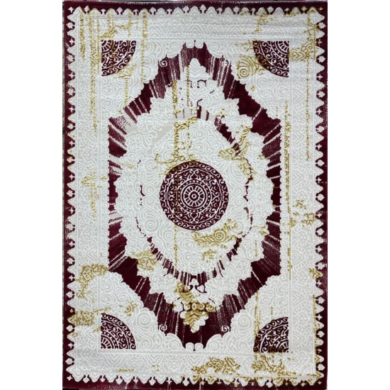 Petra 0064B Burgundy carpet size 200*300