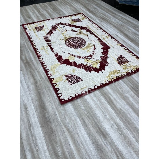 Petra 0064B Burgundy carpet size 50*80