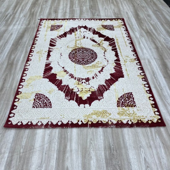 Petra 0064B Burgundy carpet size 400*500