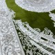 Turkish Silk Handa carpet P964C green size 400*600