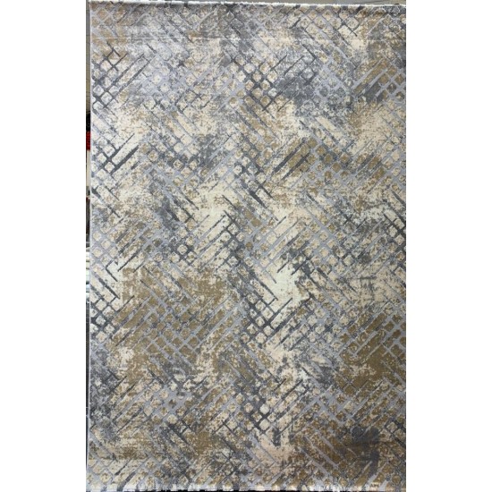 Turkish carpet aqua-147 grey beige