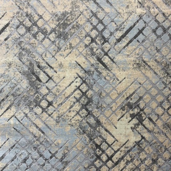 Turkish carpet aqua-147 grey lblue