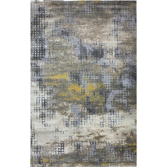 Turkish carpet aqua-156 grey golden