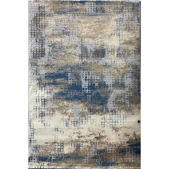 Turkish carpet aqua-156 grey lblue