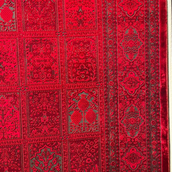 Turkish Bukhara HERAT Afghani Rug P1454 Dark Red Size 100*300
