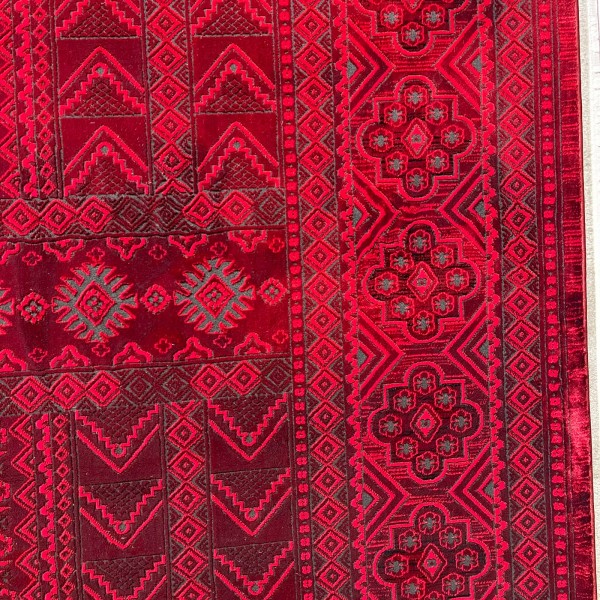 Turkish Bukhara HERAT Afghani Rug P1447 Dark Red Size 400*500