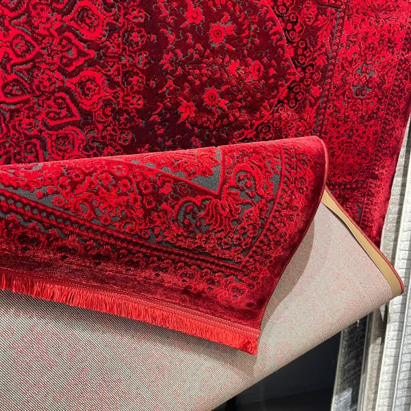 Turkish Bukhara HERAT Afghani Rug P1471 Dark Red Size 300*400