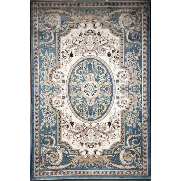 Turkish carpet Majesta p1445 sky blue size 300*400