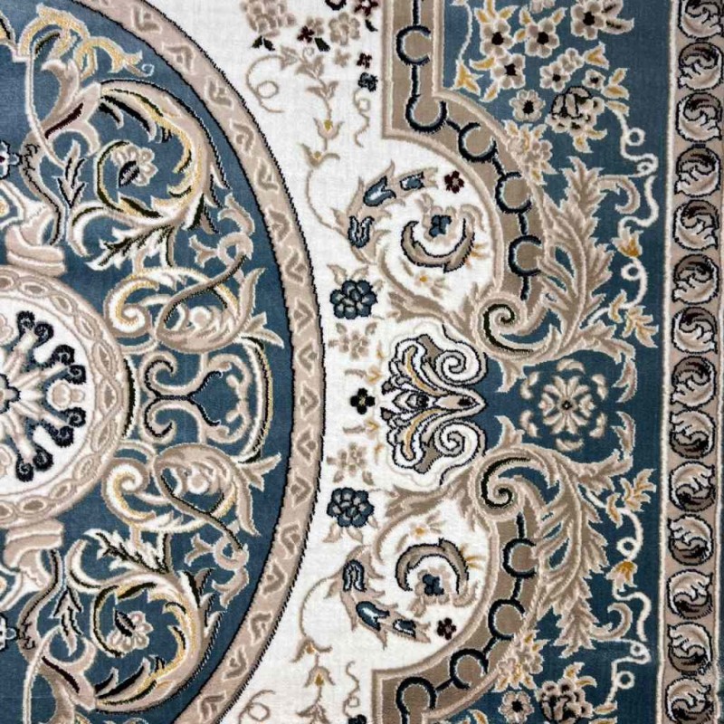 Turkish carpet Majesta p1445 sky blue size 200*300