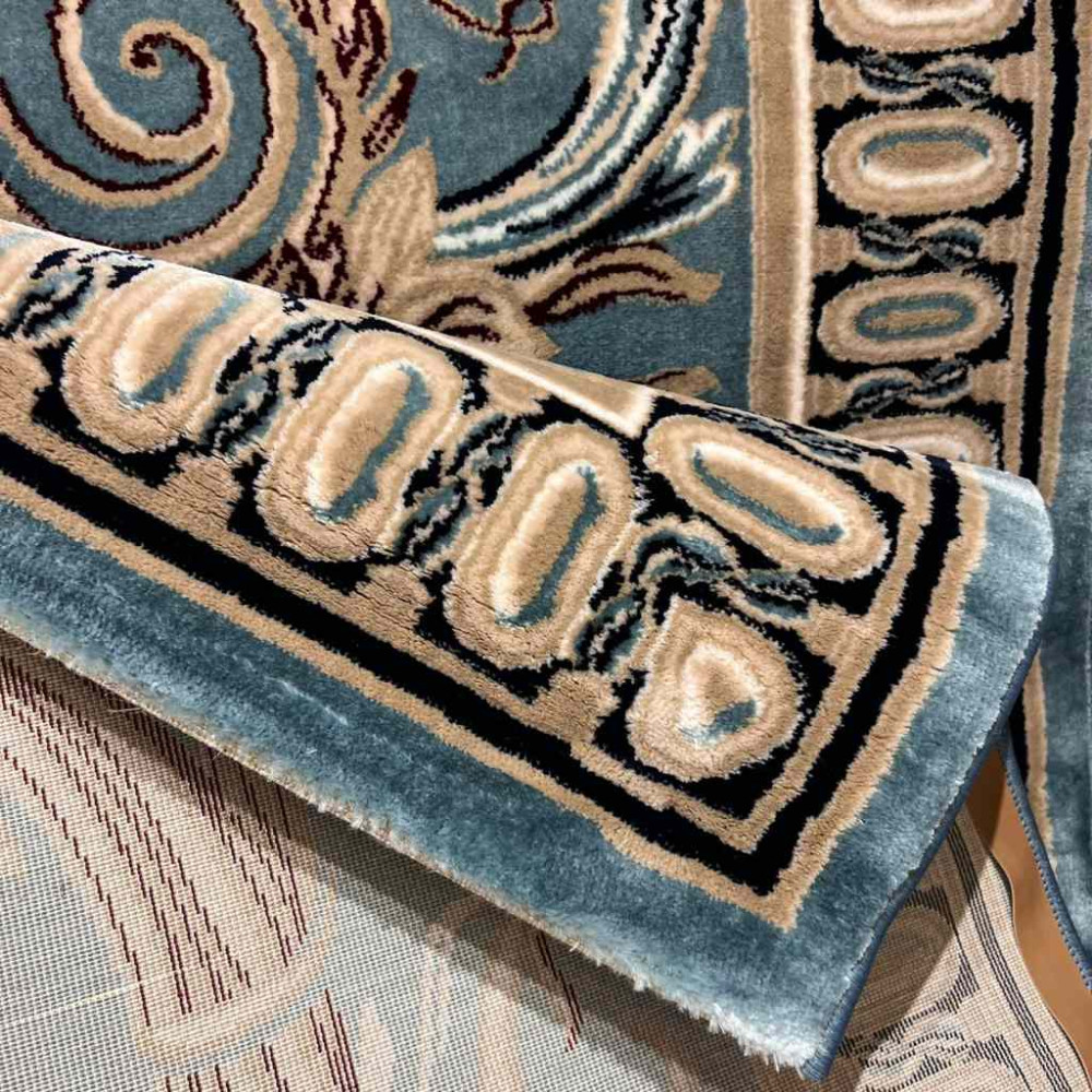 سجاد تركي ماجيستا p1594 سماوي مقاس 80*150