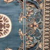Turkish carpet Majesta p1594 sky blue size 100*200