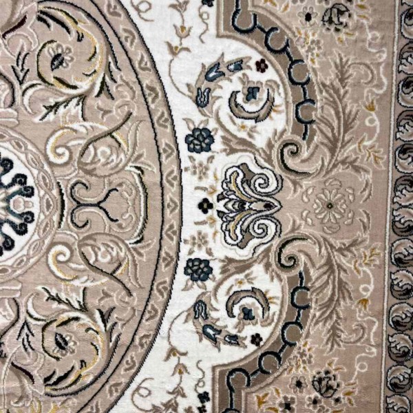 Turkish carpet Majesta p1445 sky Light beige size 100*300