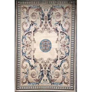 Turkish carpet Majesta p1594 sky Light beige size 100*200