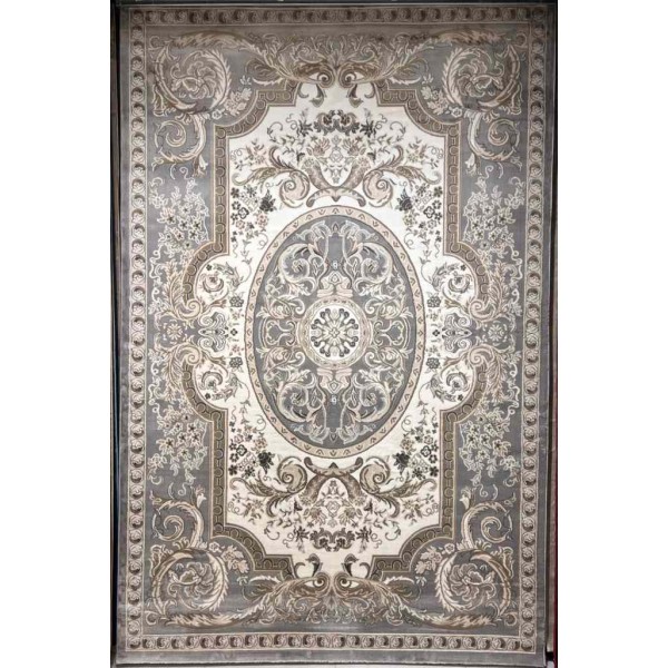 Turkish carpet Majesta p1445 sky Light gray size 100*200
