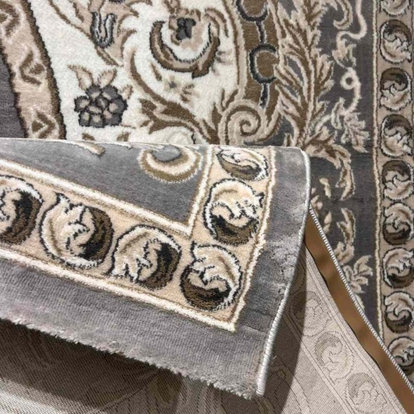 Turkish carpet Majesta p1445 sky Light gray size 100*200
