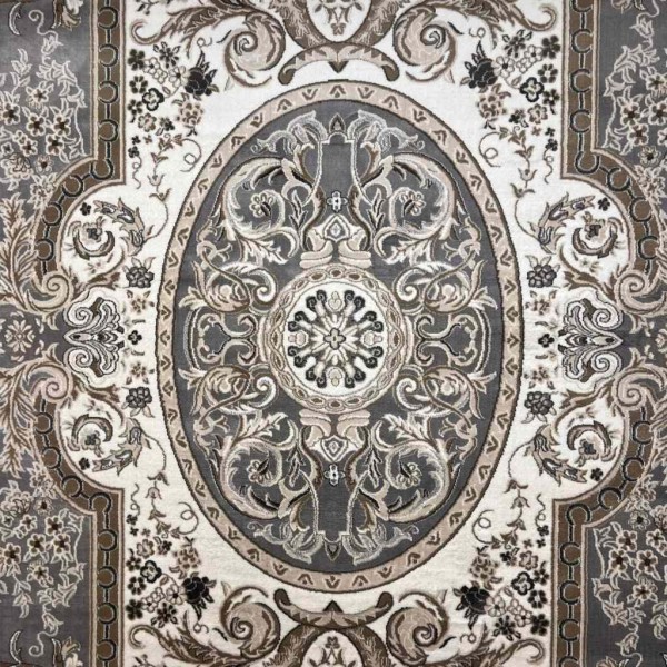 Turkish carpet Majesta p1445 sky Light gray size 100*200