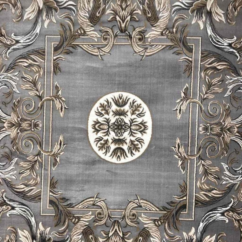 Turkish carpet Majesta p1594 sky Light gray size 400*500