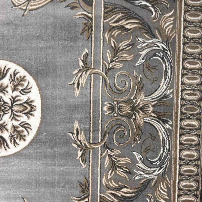 Turkish carpet Majesta p1594 sky Light gray size 400*500