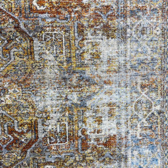 Georgian Samba Silk Carpet 0477A Red 150*230