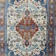 Georgian Carpet Samba Silk 0199A Bon Blue 50*80