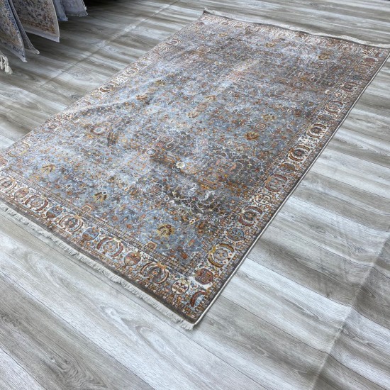 Georgian Samba Silk Carpet 0730A Gray 300*400