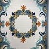 Turkish carpet ORKID Korean style pattern HR21A CREAM BLUE size 100*200