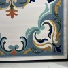 Turkish carpet ORKID Korean style pattern HR21A CREAM BLUE size 100*200