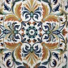 سجاد تركي اوركيد نقش كوري HR36A كريم كحلي مقاس 100*200