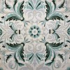 Turkish carpet ORKID Korean style pattern HR36A CREAM GREEN size 100*300