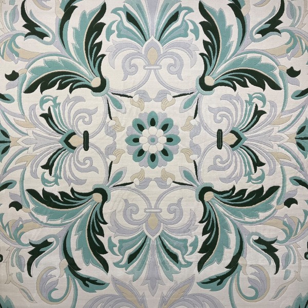 Turkish carpet ORKID Korean style pattern HR36A CREAM GREEN size 100*300