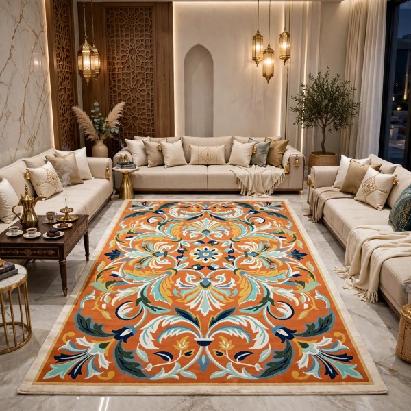 Turkish carpet ORKID Korean style pattern HR36A TERRA CREAM size 300*400