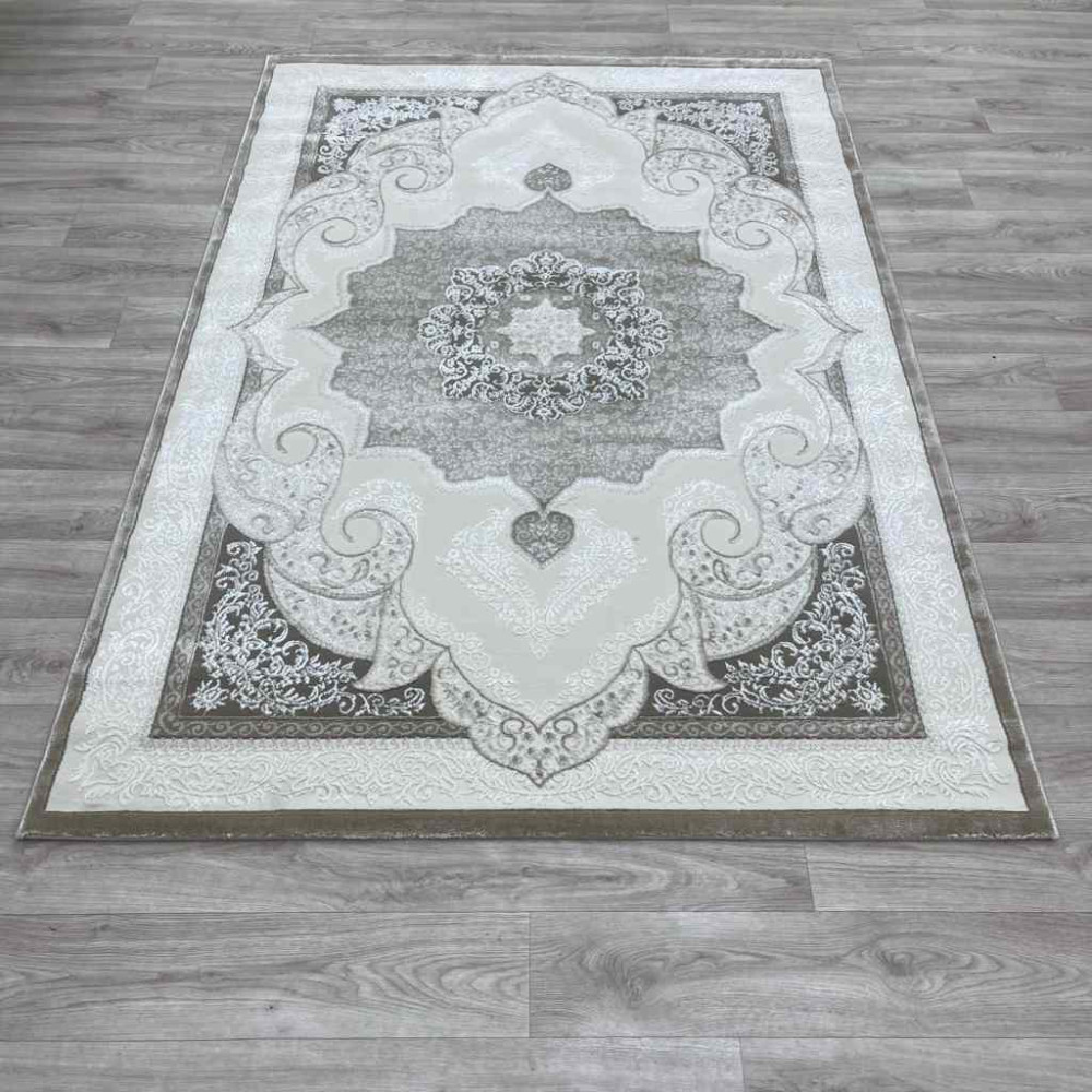 سجاد تركي باريس مودرن ناعم 0DS90Z بيج بيج فاتح مقاس 250*350