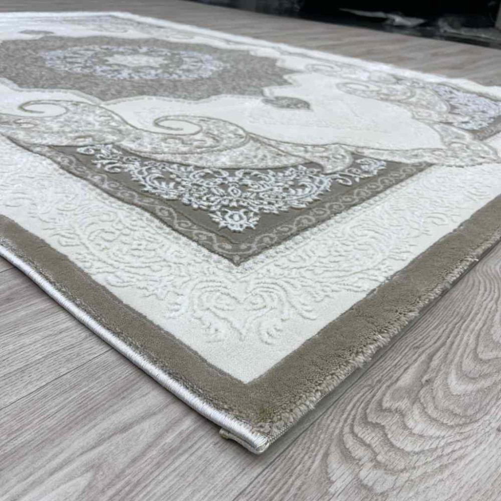 سجاد تركي باريس مودرن ناعم 0DS90Z بيج بيج فاتح مقاس 250*350