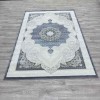 Turkish Paris carpet modern soft 0DS90Z Dark gray light beige size 100*300