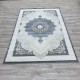 Turkish Paris carpet modern soft 0DS90Z Dark gray light beige size 200*200 Turkish Paris carpet modern soft 0DS90Z Dark gray light beige size 200*200