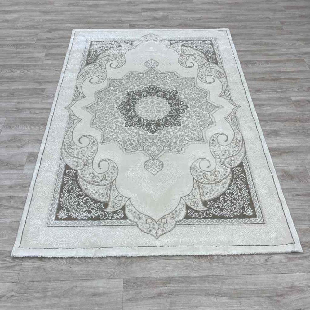 سجاد تركي باريس مودرن ناعم 0DS90Z ايفوري بيج فاتح مقاس 200*300