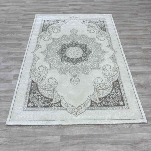Turkish Paris carpet modern soft 0DS90Z light beige ivory size 200*200