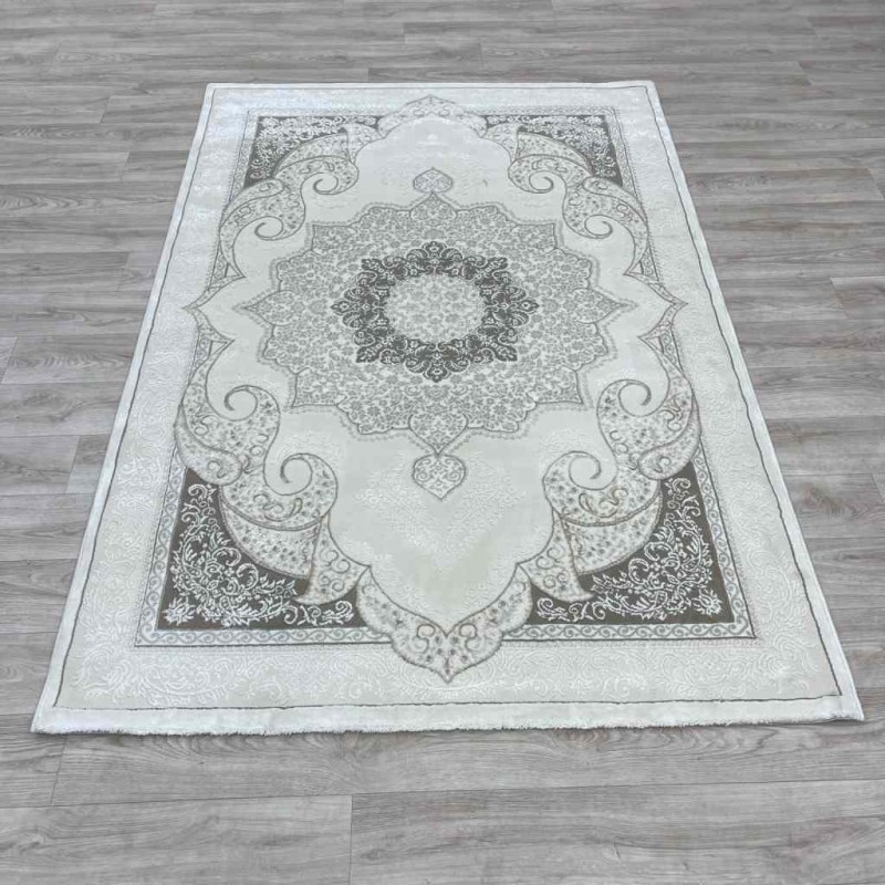 سجاد تركي باريس مودرن ناعم 0DS90Z ايفوري بيج فاتح مقاس 400*600