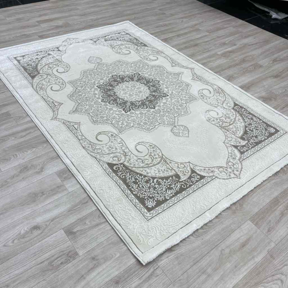 سجاد تركي باريس مودرن ناعم 0DS90Z ايفوري بيج فاتح مقاس 200*300