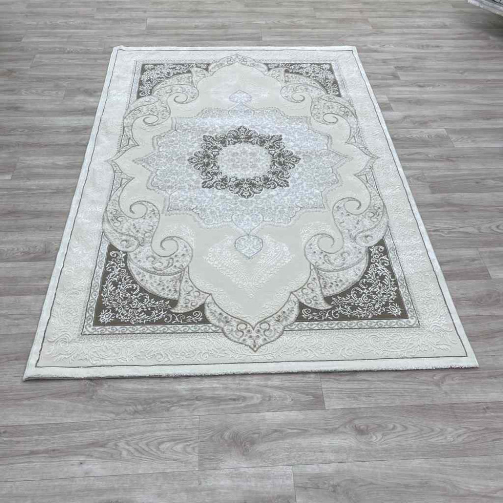 سجاد تركي باريس مودرن ناعم 0DS90Z ايفوري بيج فاتح مقاس 200*300