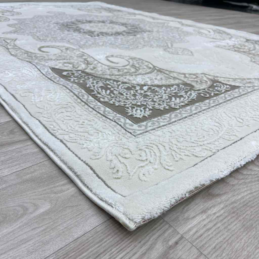 سجاد تركي باريس مودرن ناعم 0DS90Z ايفوري بيج فاتح مقاس 200*300