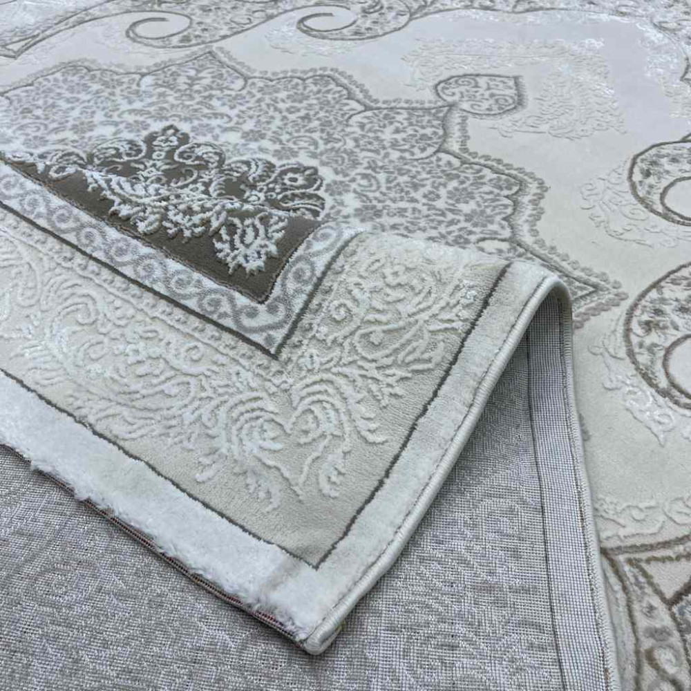 سجاد تركي باريس مودرن ناعم 0DS90Z ايفوري بيج فاتح مقاس 200*300