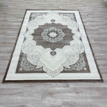 سجاد تركي باريس مودرن ناعم 0DS90Z بني بيج فاتح مقاس 250*350